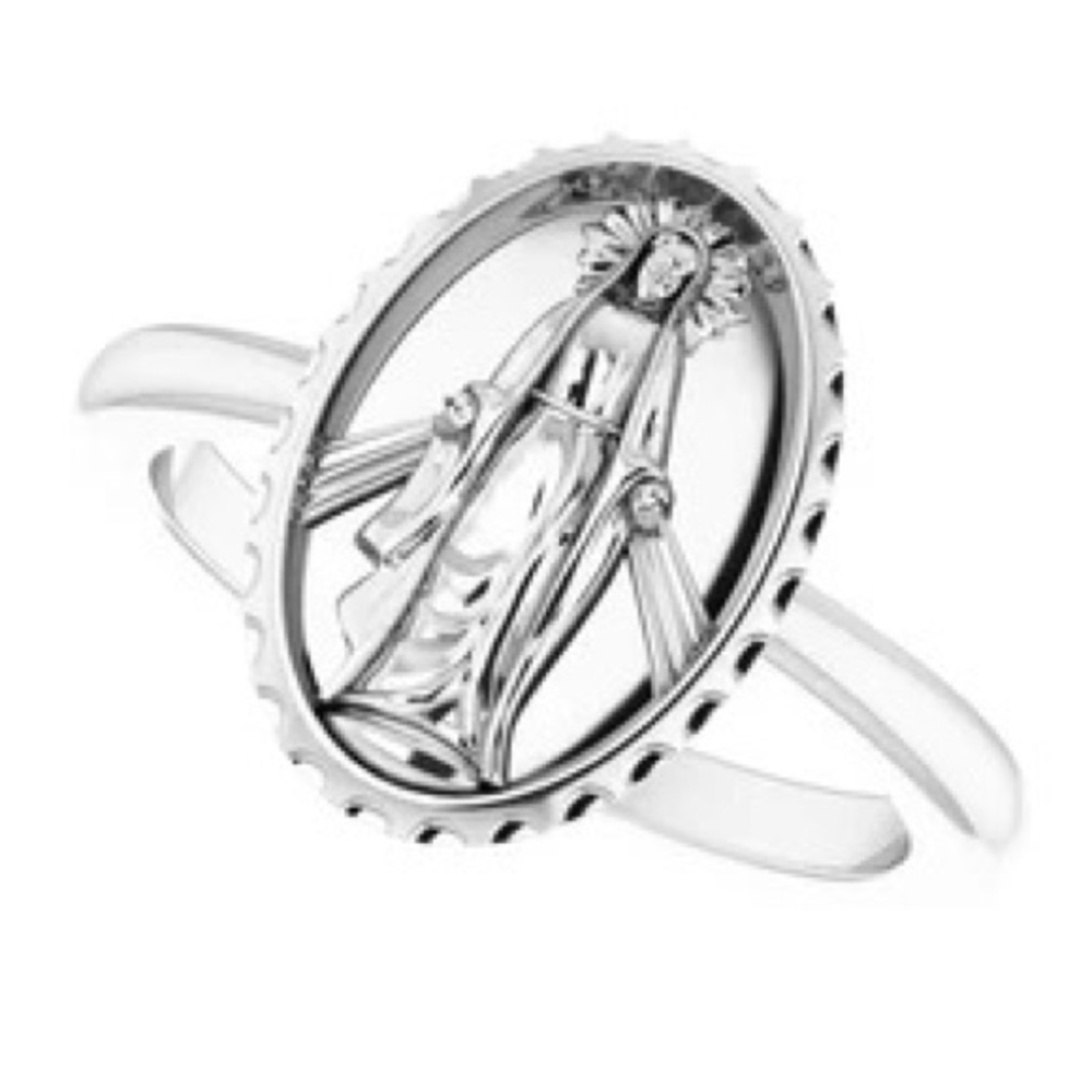 Miraculous Medal Ring View 3